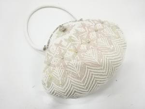 ビーズ　ハンドバッグ